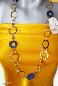 Orsay Szuper divatos szép nyaklánc, alkalmi kék arany variációja feltűnő ékszer bizsu  << lejárt 5692520 78 fotója