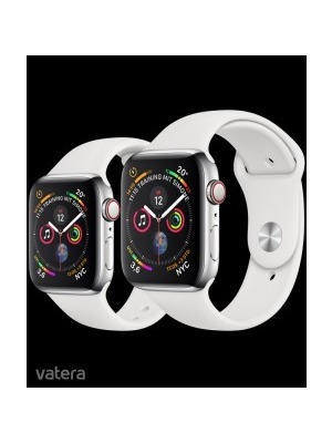 Apple óra 4 széria + cellular Fehér színben Bontatlan 1 év gyártói garancia 44mm << lejárt 405936