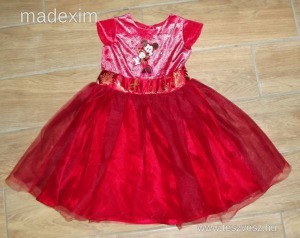 116-os Gyönyörű piros tüllös gésa Minnie Mouse alkalmi ruha jelmez e18 701-2 << lejárt 6415056 88 fotója