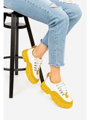 Marcali sárga telitalpú sneakers << lejárt 213882