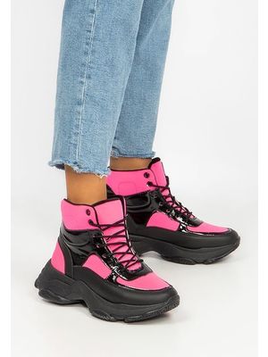 High-top bryana rózsaszín női sneakers << lejárt 165713