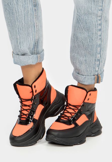 High-top bryana narancssárga női sneakers << lejárt 6071052 86 fotója