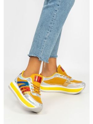 Alecia sárga női sneakers