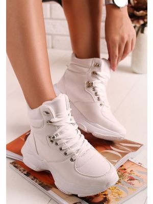 High-top carise fehér női sneakers << lejárt 883666