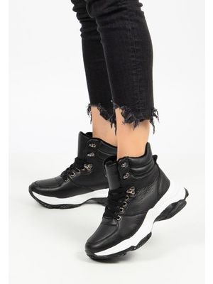High-top carise fekete női sneakers << lejárt 888023