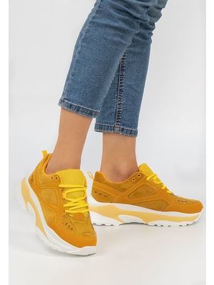 Henley i sárga női sneakers << lejárt 945677