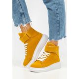 Valerya sárga telitalpú sneakers