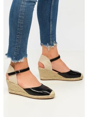 Dialect fekete női espadrilles << lejárt 583883