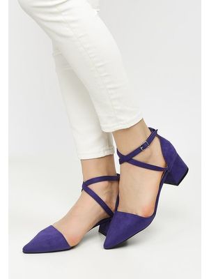 Personalty lila magassarkú cipők