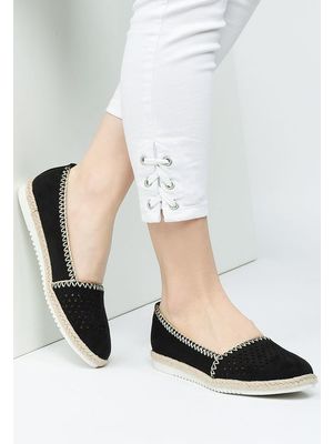 Moonbow fekete női espadrilles << lejárt 170561