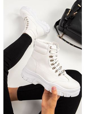 High-top zaragoza fehér női sneakers << lejárt 794756