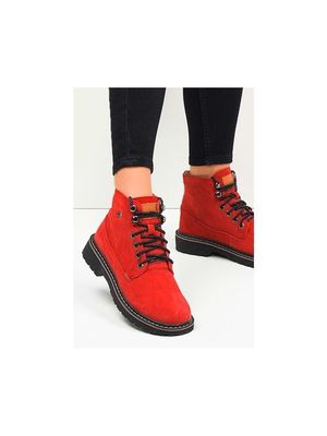 Litharia v2 piros női bőrbakancs << lejárt 951283