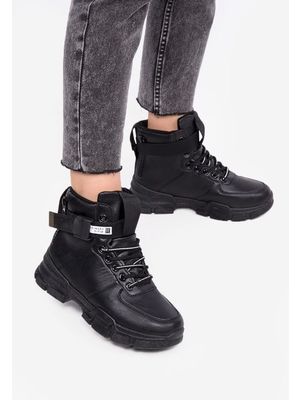 High-top ampelia fekete női sneakers << lejárt 393765