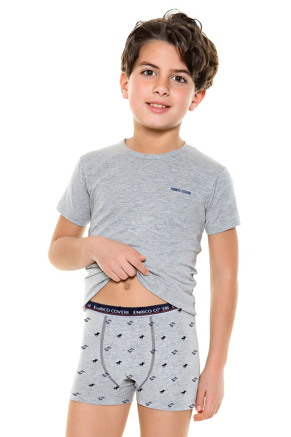 E. Coveri 4087 fiú alsónemű szett - póló és boxeralsó fotója