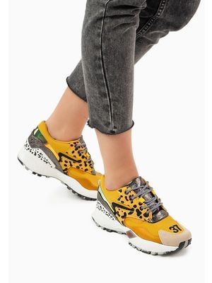 Houston sárga telitalpú sneakers << lejárt 644724
