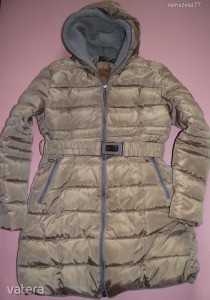 Black&Fish hosszított, bélelt gyönyörű téli kabát övvel, kapucnival M L Minden 1Ft << lejárt 2111673 27 fotója