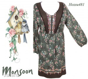 MONSOON csodaszép virágmintás-madárkás ruha 46/48-as 1Ft! << lejárt 9170693 63 fotója