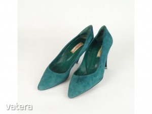 0U900 Pegabo zöld velúr női magassarkú cipő 40 << lejárt 1096707 30 fotója