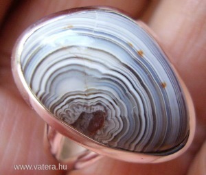 925 ezüst gyűrű botswana achát 18,1/56,8 mm << lejárt 3794504 32 fotója