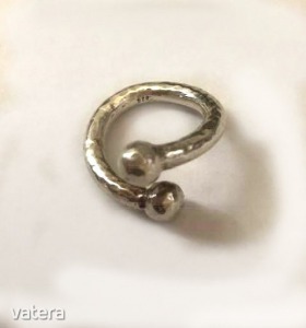 Különleges, kalapált, női ezüst gyűrű eladó, 54-es méret << lejárt 5666321 31 fotója