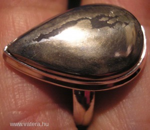 925 ezüst gyűrű 19,5/61,2 mm, pirit+manetit << lejárt 1847709 62 fotója