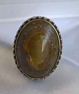 Etióp opál ezüst gyűrű - 56-os ÚJ! AKCIÓ! << lejárt 8114659 55 fotója