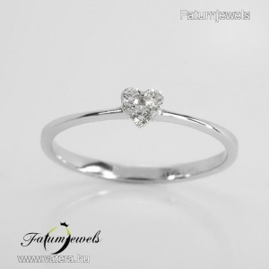 EF061 14k 0,12ct Gyémánt Eljegyzési Gyűrű rendelés << lejárt 1756629 51 fotója