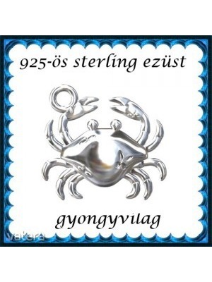 925-ös sterling ezüst ékszerkellék: medál / pandora / fityegő EM24 << lejárt 492926