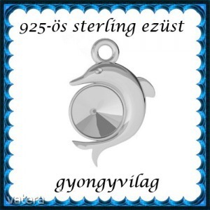 925-ös sterling ezüst ékszerkellék: medál / pandora / fityegő EM22 << lejárt 8715740 93 fotója