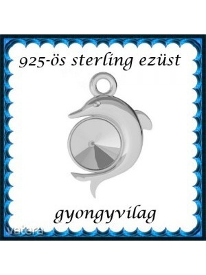 925-ös sterling ezüst ékszerkellék: medál / pandora / fityegő EM22 << lejárt 709496