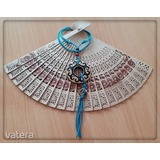 Handmade egyedi török kerámia ékszerek: kerek, orientális motívummal díszített nyaklánc << lejárt 991495