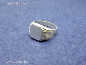Férfi ezüst pecsétgyűrű, gravírozható Minden méretben! << lejárt 4959995 11 fotója