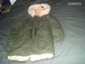 Khaki színű lányka téli kabát/134-140 << lejárt 1975382 55 fotója