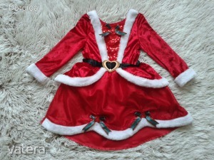 Gyönyörű Télanyó Mikulás csillogó ruha Karácsonyra , 3-4 év , 98- 104 << lejárt 9017036 16 fotója