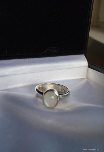 Holdkő 925 Sterling ezüst gyűrű - 58-as ÚJ! AKCIÓ! << lejárt 7359133 64 fotója