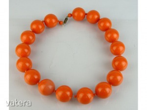0L399 Retro narancssárga női nyaklánc 50 cm << lejárt 1752098 64 fotója