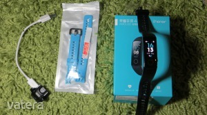 Huawei Honor Band 4 (fekete) okoskarkötő + kék szíj + fólia << lejárt 8577896 12 fotója