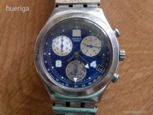 Swatch irony chronograph karóra kék számlap fém szíj << lejárt 7995920 74 fotója