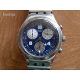 Swatch irony chronograph karóra kék számlap fém szíj << lejárt 166658