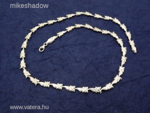 Női ezüst lánc, nyaklánc, virág mintás, 45 cm << lejárt 1126397 65 fotója
