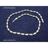 Női ezüst lánc, nyaklánc, virág mintás, 45 cm << lejárt 986708