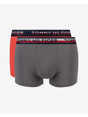 Tommy Hilfiger 2 db-os Boxeralsó szett Piros Szürke << lejárt 733273
