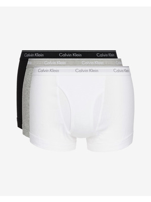 Calvin Klein 3 db-os Boxeralsó szett Fekete Fehér Szürke << lejárt 368719
