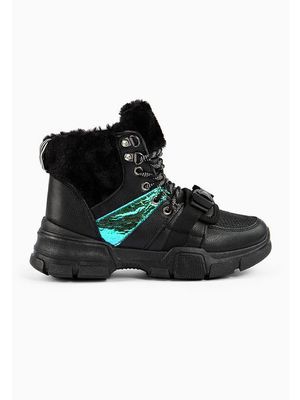 High-top delvina fekete női sneakers << lejárt 758917