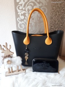 O bag classic fekete váll táska, pénztárcával szettben.Prémium.Új! << lejárt 4693976 58 fotója
