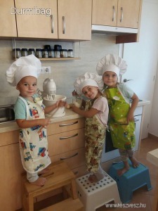 Durmibag gyerek gyermek konyhai kötény + szakács séf sapka séfsapka szett ÚJ << lejárt 9615028 31 fotója