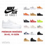 Új Nike Air Force 1 Női Férfi Unisex Cipő, Low Mid High, 36-45, 19 szín, Top Minőség, Garancia! << lejárt 916656