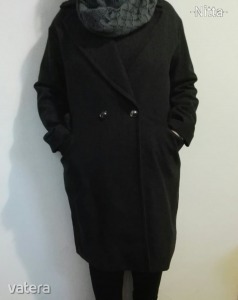 Moletti H&M Sötét szürke hosszított hibátlan téli szövet kabát 46 48 4Termék=ingyenes  << lejárt 3401304 90 fotója