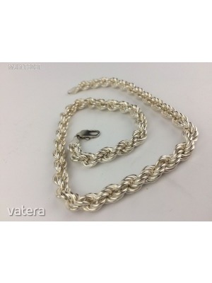 Olasz vastag csavart női ezüst nyaklánc - 925 ezrelékes ezüst tisztasággal << lejárt 110835
