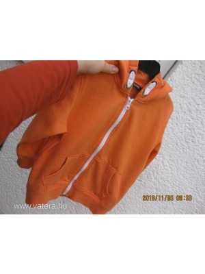 George kapucnis narancssárga kisfiú pulóver megítő felső--hibátlan újszerű 98/104 3/4év << lejárt 507196